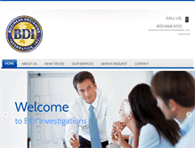 Tablet Screenshot of bdi-investigation.com
